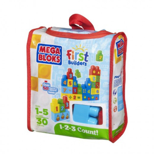Mega Bloks Build and Learn to Count Bag